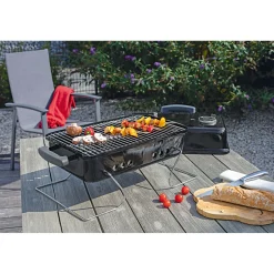 Holzkohlegrill Springfield 43,3 x 30 x 30,5 cm schwarz ^ Rothmann Online