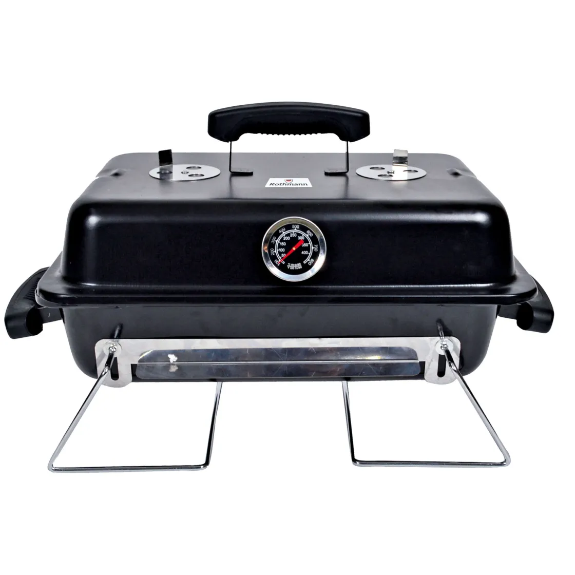 Holzkohlegrill Springfield 43,3 x 30 x 30,5 cm schwarz ^ Rothmann Online