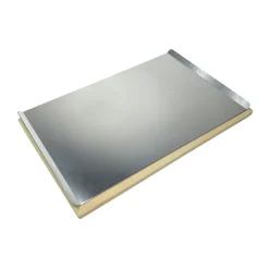Pizzastein rechteckig inkl Alu-Servierbrett 44 x 1,2 x 30 cm ^ Rothmann Discount