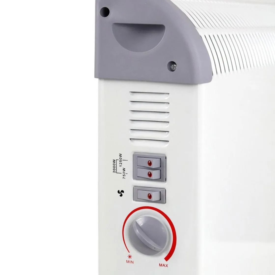 Wärmekonvektor 2000 Watt mit Gebläse HWK ^ Rowi Outlet