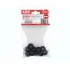 Rundkopf, 10 Stk. PVC schwarz ^ Best