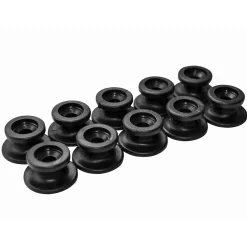 Rundkopf, 10 Stk. PVC schwarz ^ Best