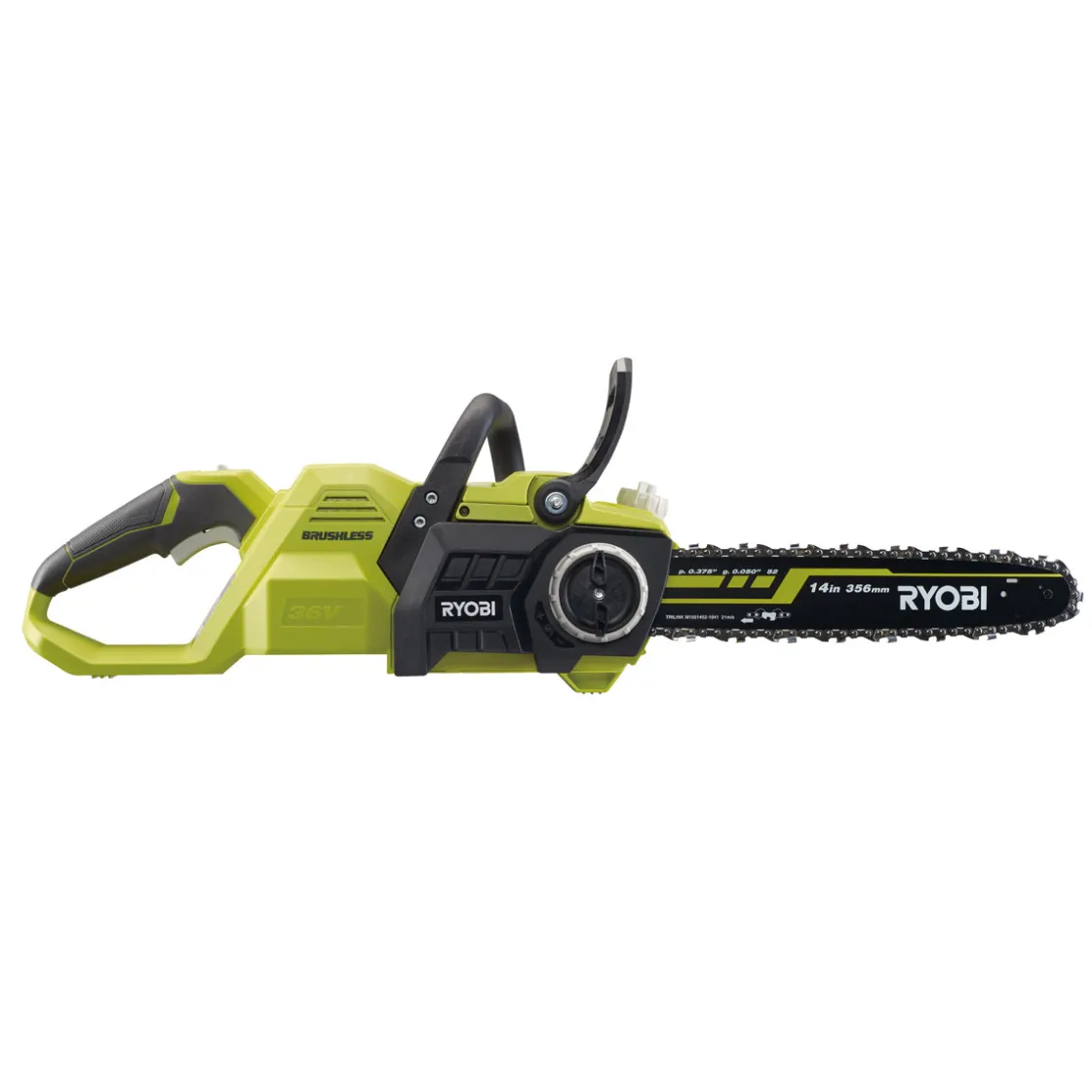 Akku-Kettensäge RY36CSX35A-150 35 cm inkl 5,0 Ah Akku u Ladegerät ^ Ryobi Sale