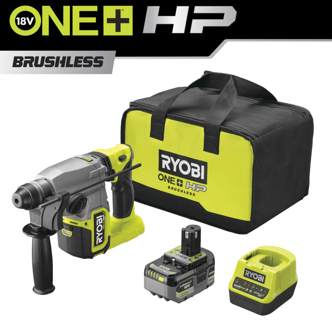 Akku-SDS-Bohrhammer RSDS18X-1C40S mit Akku und Ladegerät ^ Ryobi New
