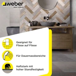Flexkleber extra C2TE 22 kg ^ Saint-Gobain Weber Best