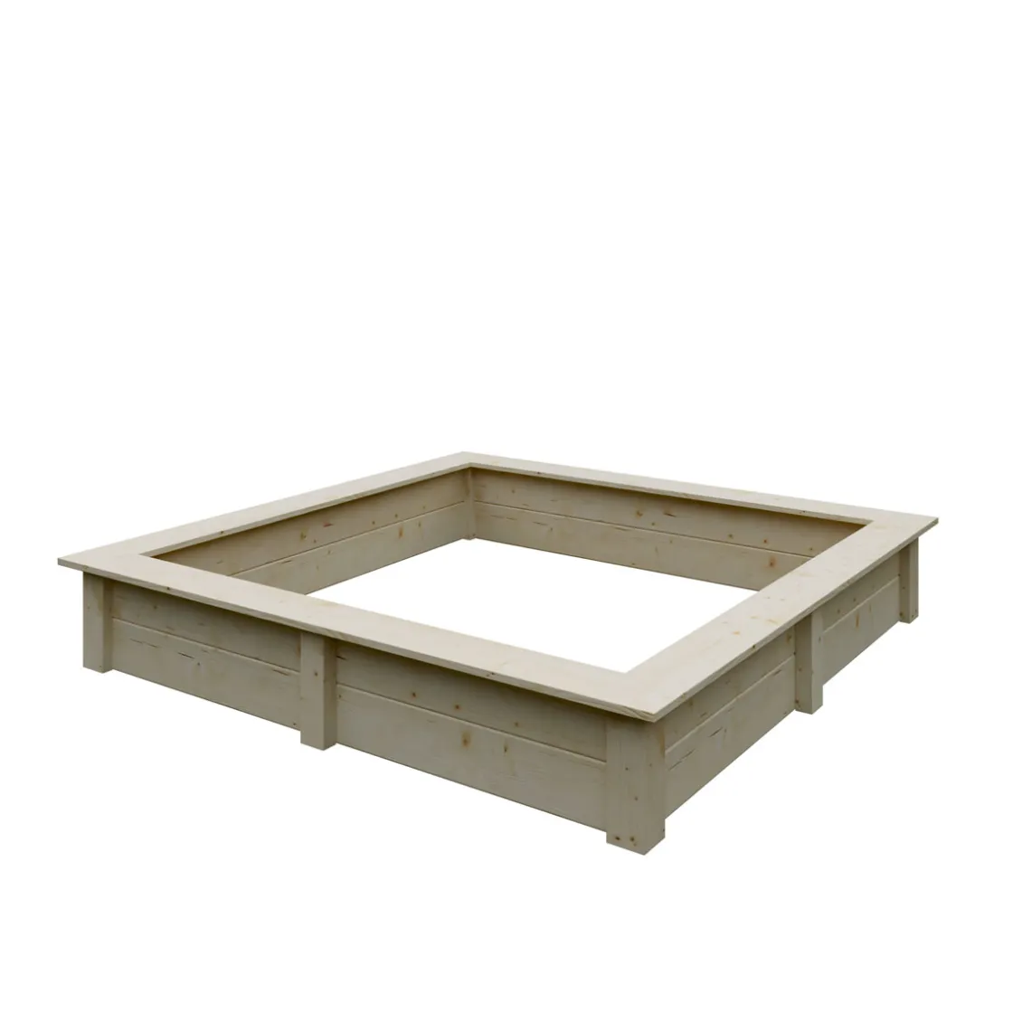 Sandkasten Fichte 150x150cm ^ Discount