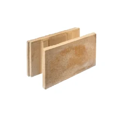 Schalungsstein 50x25x24cm Sahara-WeissMelange ohne Fase ^ Outlet