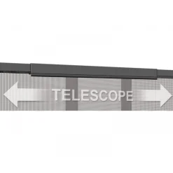 Fliegengitter Teleskopvorhang 95 x 220 cm Breite verstellbar anthrazit ^ Schellenberg