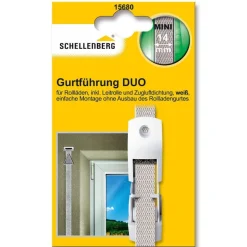 Gurtführung Duo Mini mit Leitrolle inkl Zugluftdichtung ^ Schellenberg New