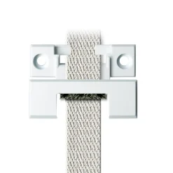 Gurtführung Duo eckig mit Bürste für 14-23 mm Gurtband weiß ^ Schellenberg Online