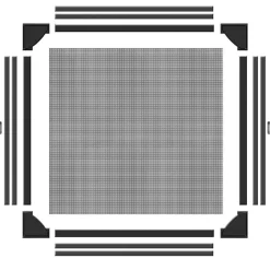 Insektenschutz-Magnetrahmen 100 x 120 cm anthrazit ^ Schellenberg