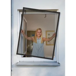 Insektenschutz-Fenster Plus 130 x 150 cm anthrazit ^ Schellenberg Discount