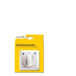 Tast-Rast-Drehschalter Unterputz weiß ^ Schellenberg Clearance