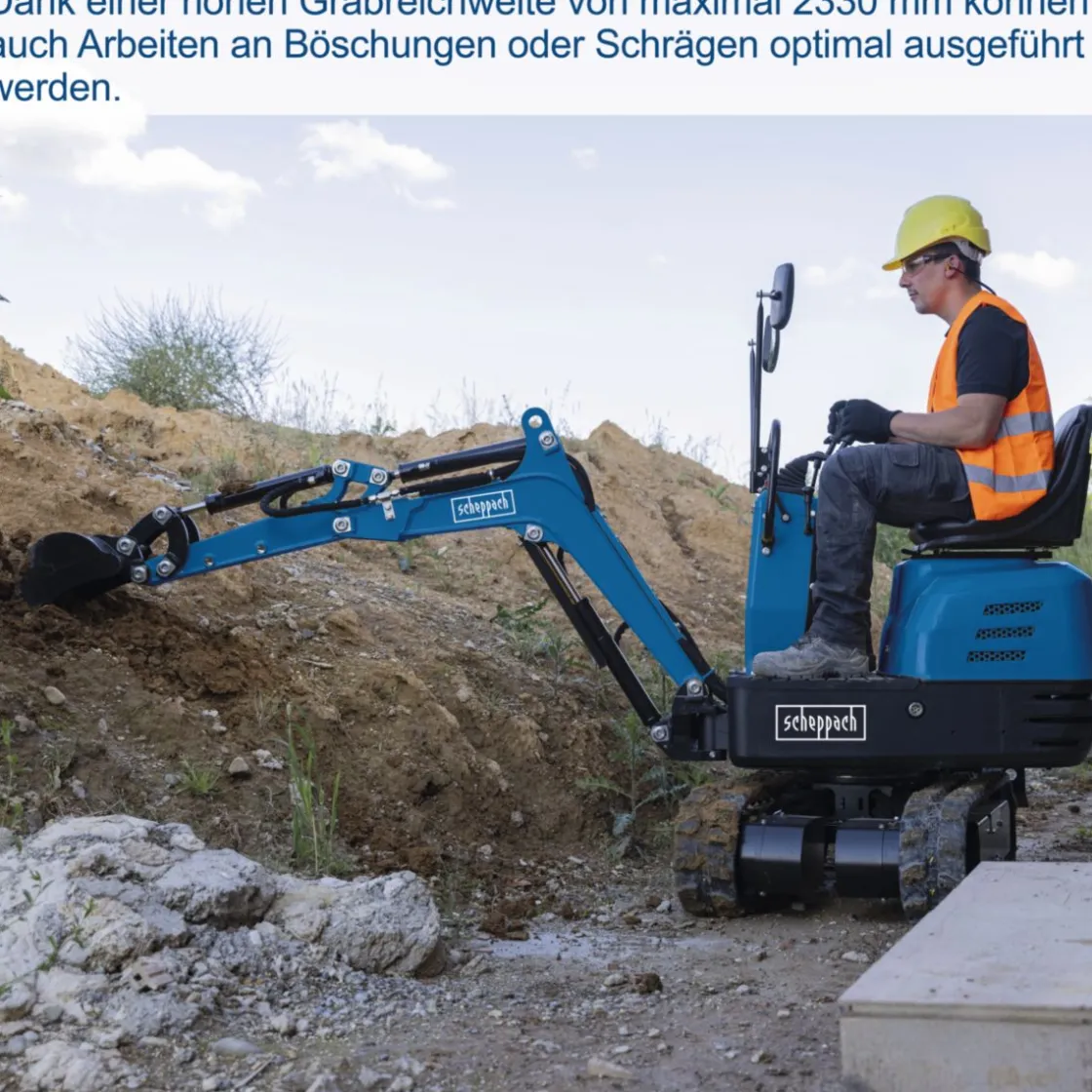 Minibagger EXC815 ^ Scheppach Sale