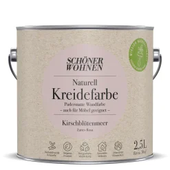 Naturell Kreidefarbe 2,5 L Kirschblueten- meer ^ Schöner Wohnen Farbe Sale