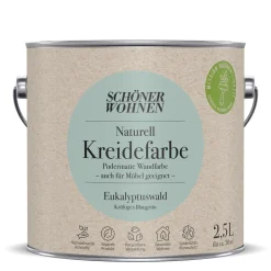 Naturell Kreidefarbe 2,5 L Eukalyptuswald ^ Schöner Wohnen Farbe New