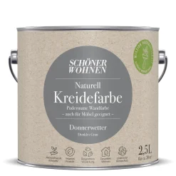 Naturell Kreidefarbe 2,5 L Donnerwetter ^ Schöner Wohnen Farbe New