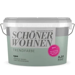 Trendfarbe Spa Matt 2,5 L ^ Schöner Wohnen Farbe