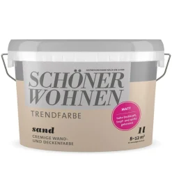 Trendfarbe Sand Matt L ^ Schöner Wohnen Farbe Clearance