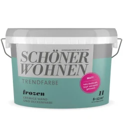 Trendfarbe Frozen Matt L ^ Schöner Wohnen Farbe Discount