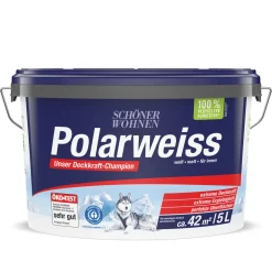 Wand- und Deckenfarbe Polarweiß 5 L ^ Schöner Wohnen Farbe