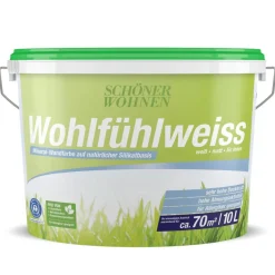 Wohlfühlweiss 10 L ^ Schöner Wohnen Farbe Outlet