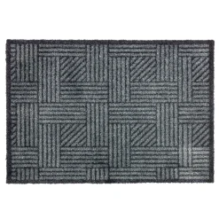 Schöner WohnenSchmutzfangmatte „Manhattan“, Streifen-Gitter/grau-anthrazit, cm ^ Schöner Wohnen Farbe