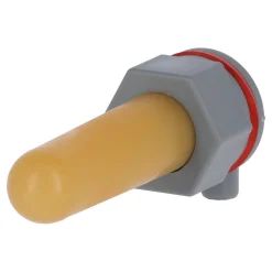 Schraubventil mit Latexsauger grau-gelb ^ New