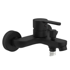 Badewannenarmatur Denver schwarz matt ^ Schütte Discount
