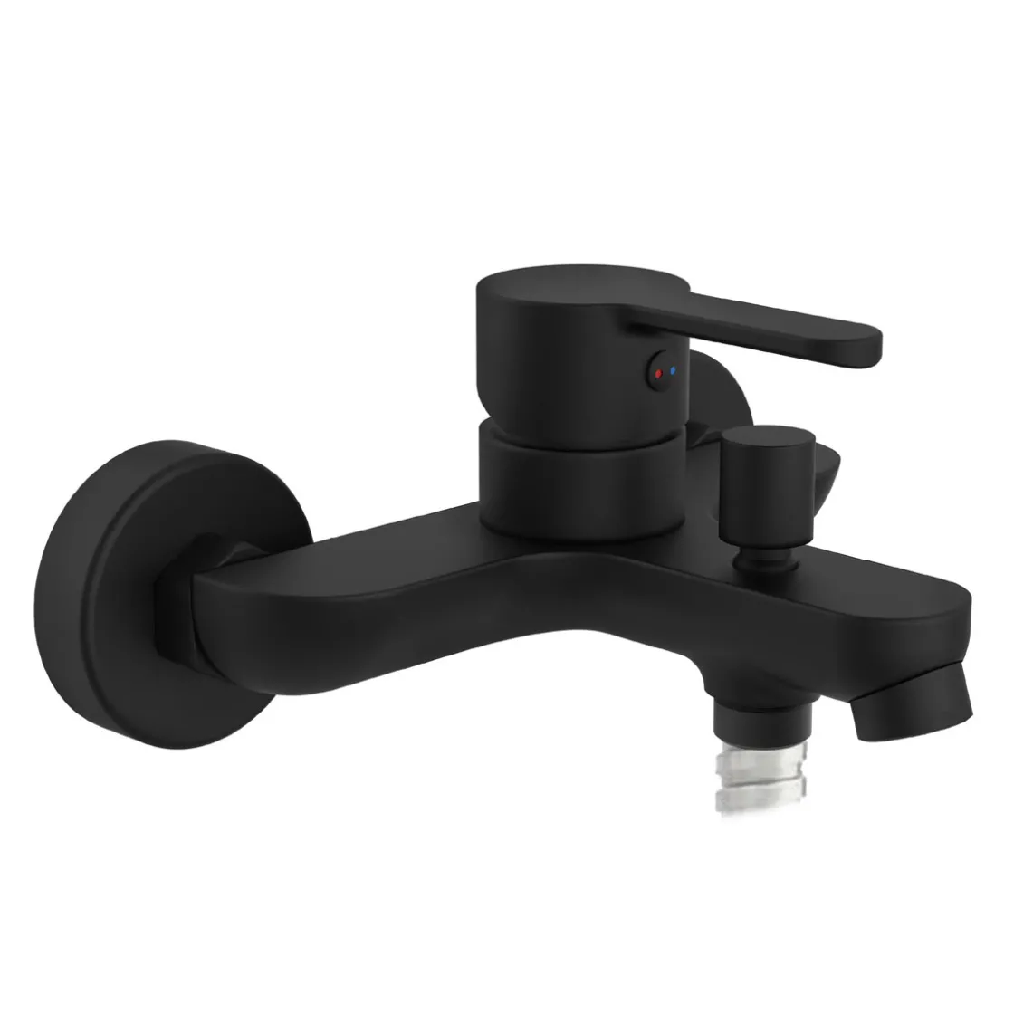 Badewannenarmatur Denver schwarz matt ^ Schütte Discount