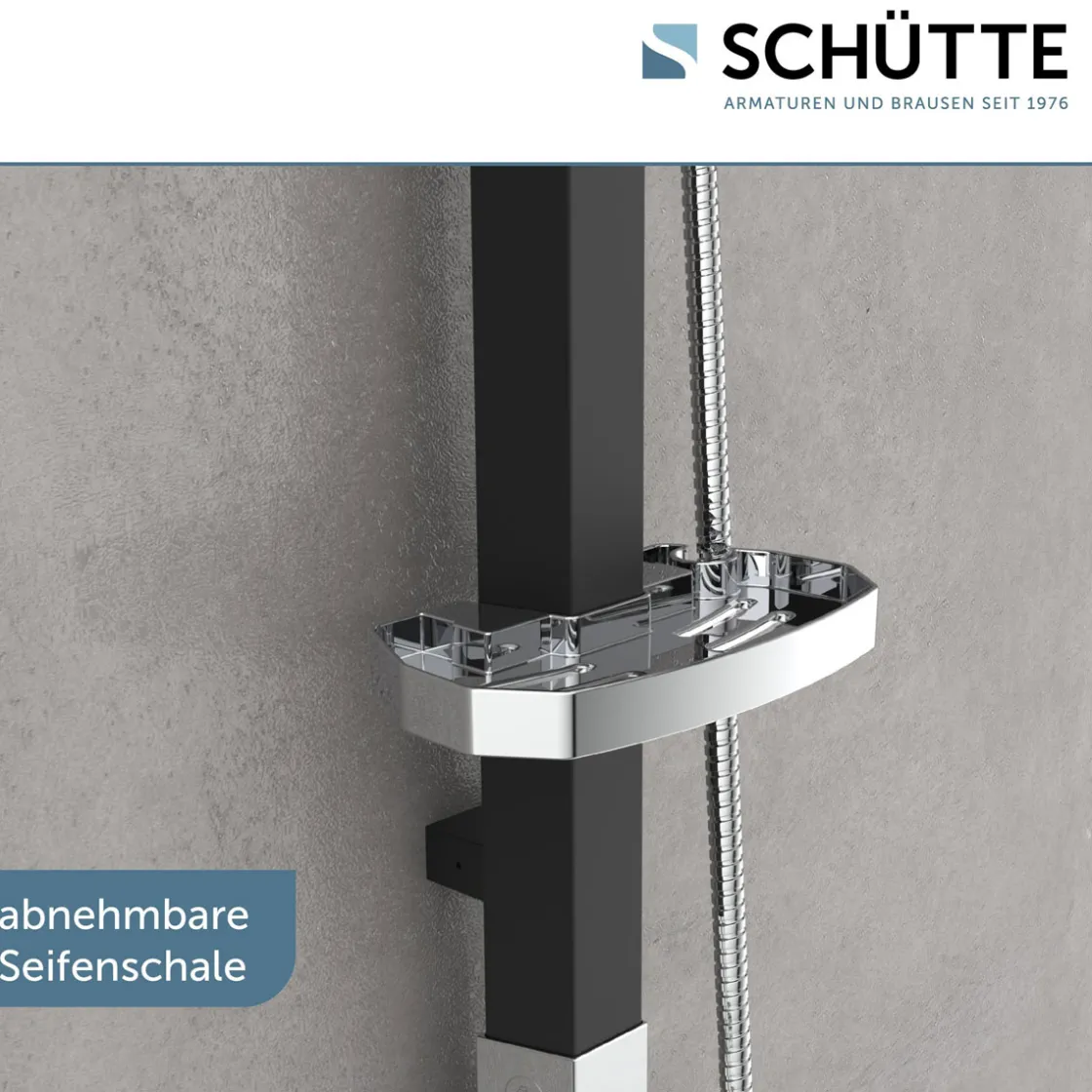 Überkopfbrause-Set Madagaskar schwarz ^ Schütte Online