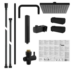 Überkopf-Brauseset TOKYO, Schwarz matt ^ Schütte Sale