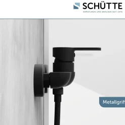 Duscharmatur Denver schwarz matt ^ Schütte Outlet