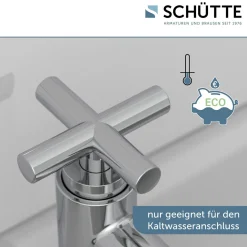 Kaltwasserventil „Matao“ chrom 1/2" ^ Schütte