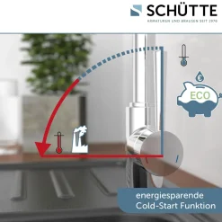 Küchenarmatur Cornwall Spültischarmatur chrom ^ Schütte Discount