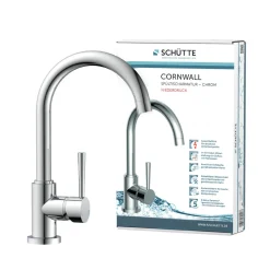 Küchenarmatur Cornwall Spültischarmatur chrom ^ Schütte Discount