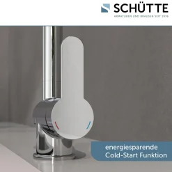 Spültischarmatur London mit herausziehbarem Auslauf ^ Schütte Discount