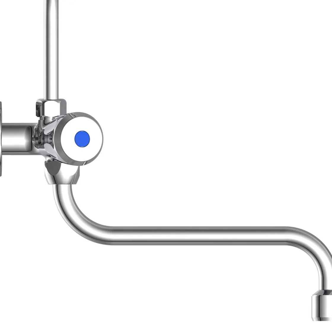 Spültischarmatur Niederdruck schwenkbar für 5 L Obertischspeicher ^ Schütte New