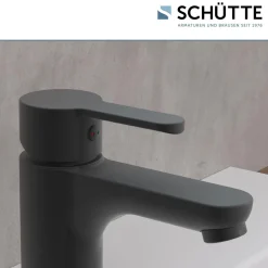 Waschtischarmatur Denver schwarz matt ^ Schütte Online