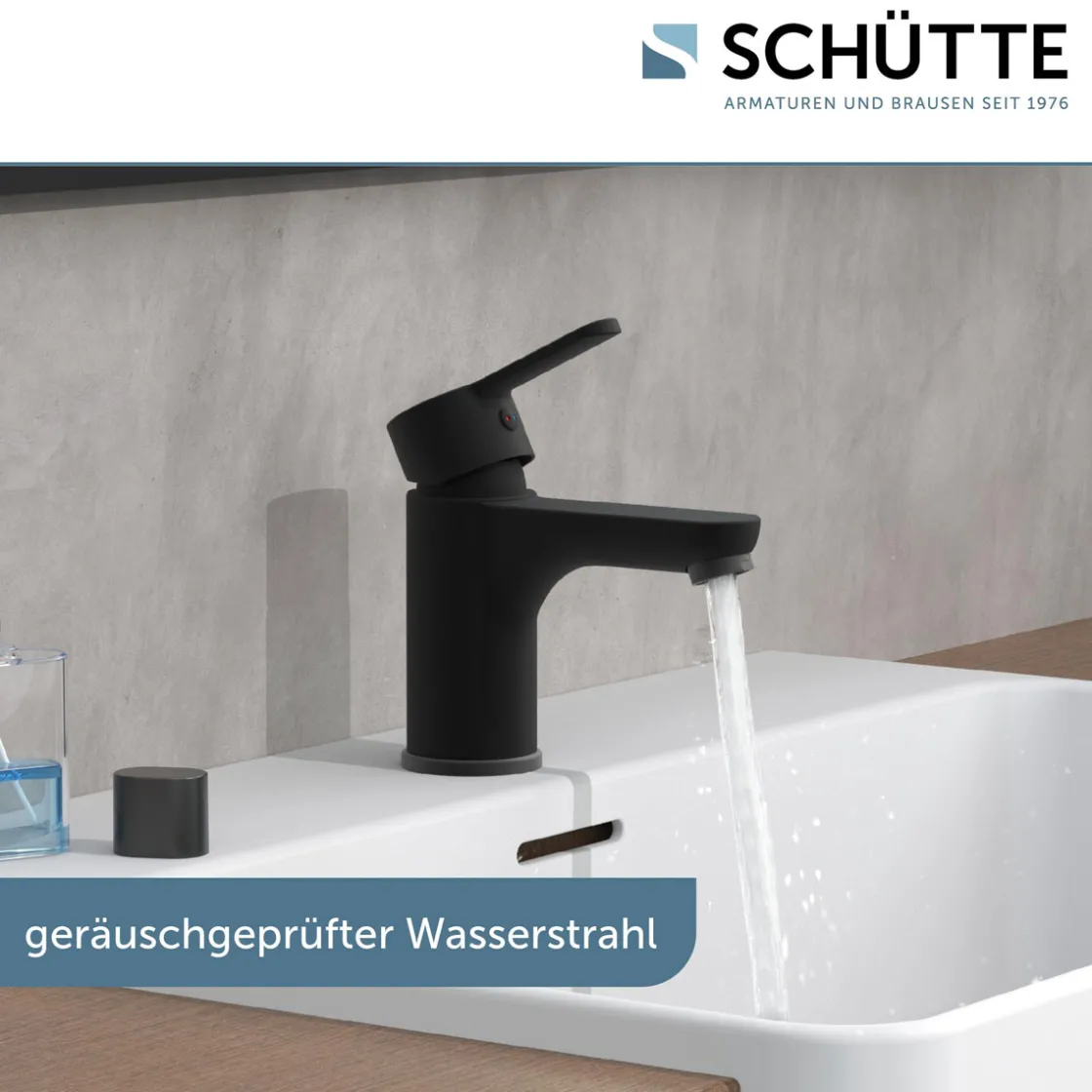 Waschtischarmatur Denver schwarz matt ^ Schütte Online