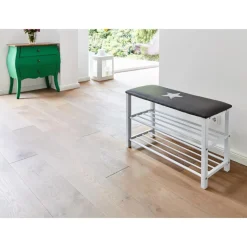Schuhbank mit Sitzkissen Stern ca 78 x 48 x 30 cm ^ Discount