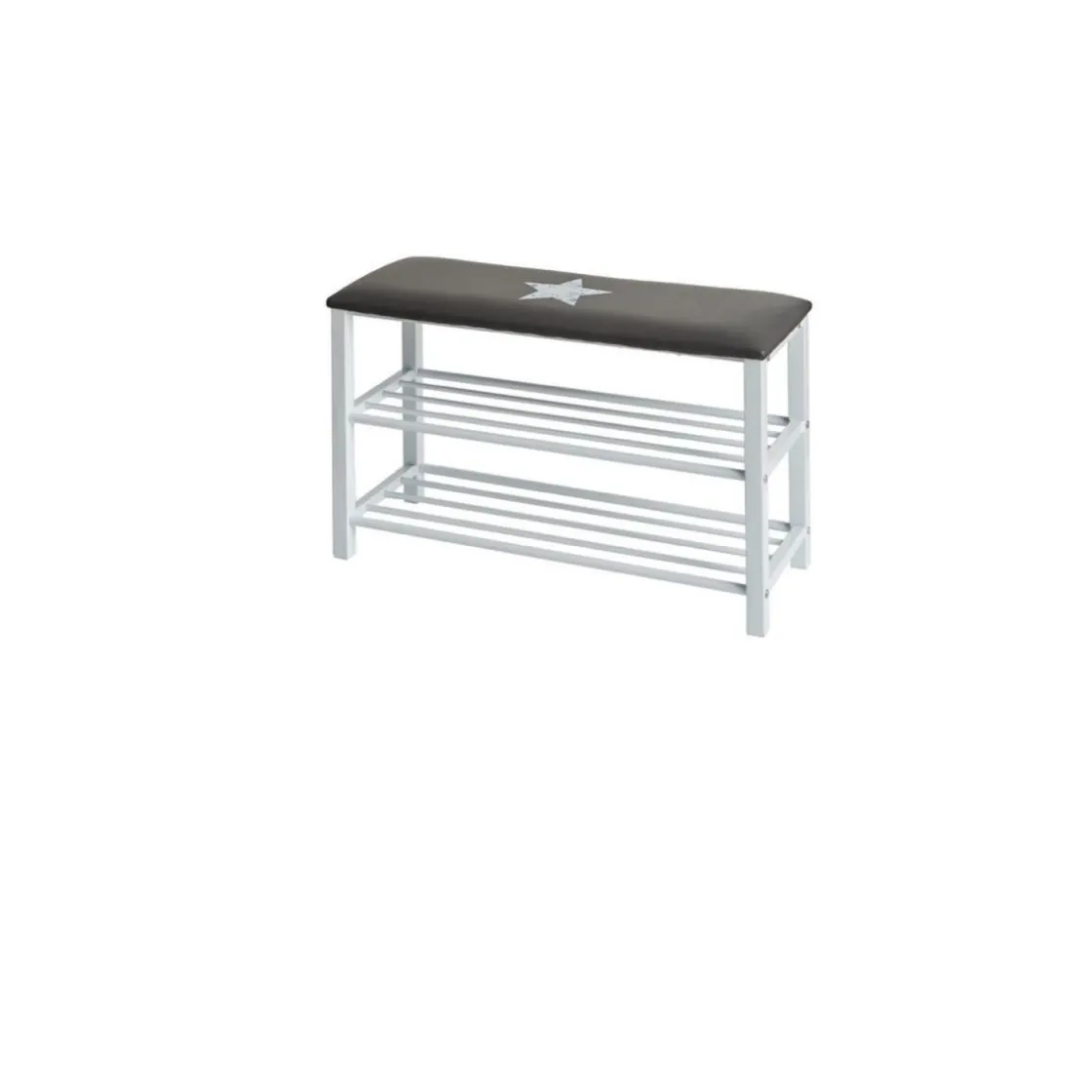 Schuhbank mit Sitzkissen Stern ca 78 x 48 x 30 cm ^ Discount
