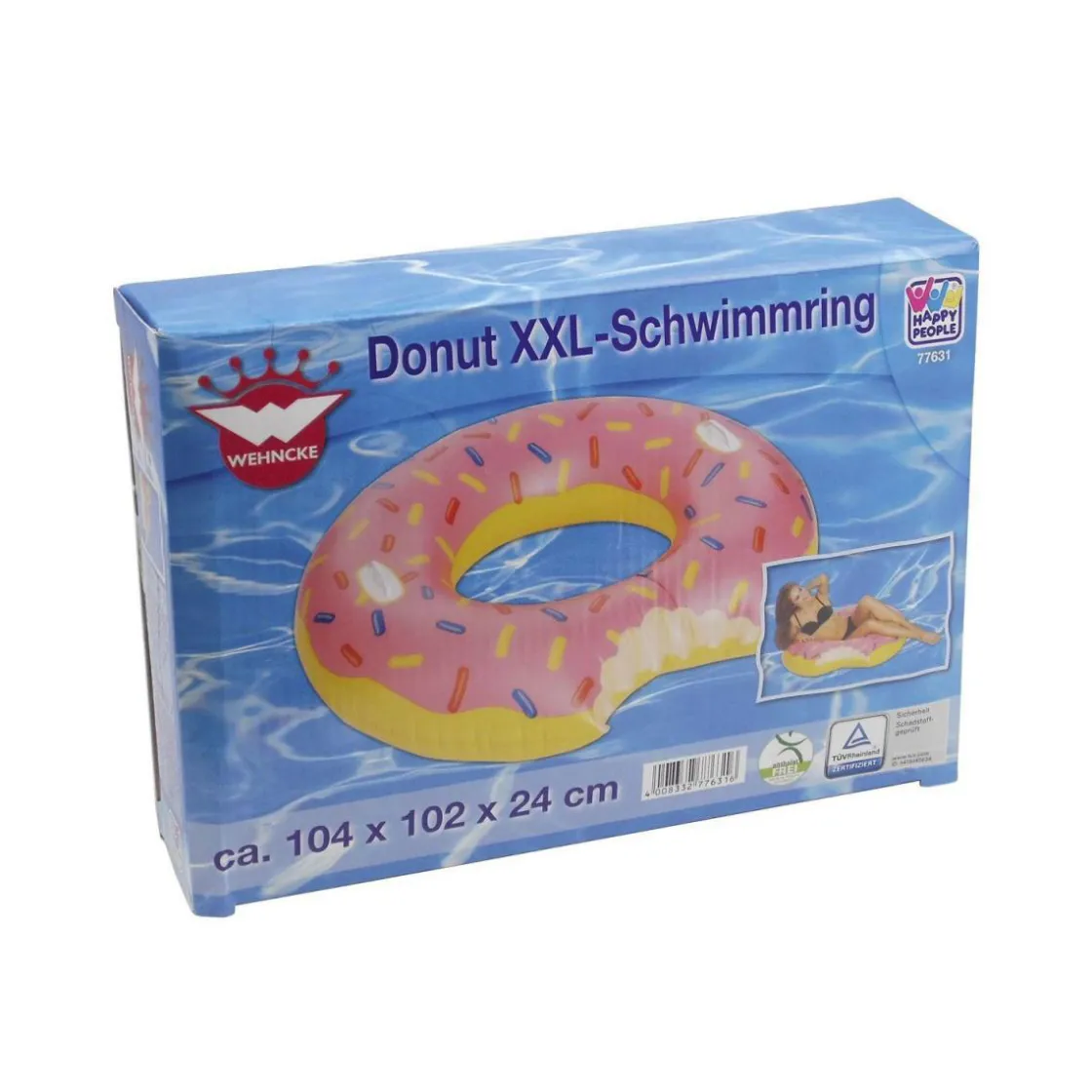Schwimmring Donut XXL mit Handgriffen ^