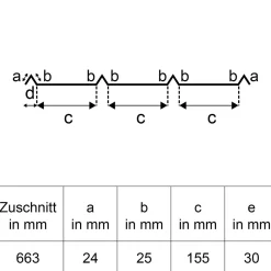 SDF Dach- und Fassadenblech 118 x 58,5 x 2 cm ^ Best