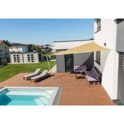 Segel Capri Dr 4x4x4m champagne ^ Discount