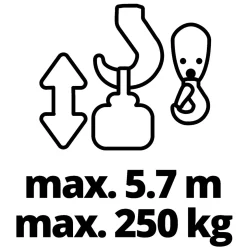 Seilhebezug TC-EH 250 ^ Einhell