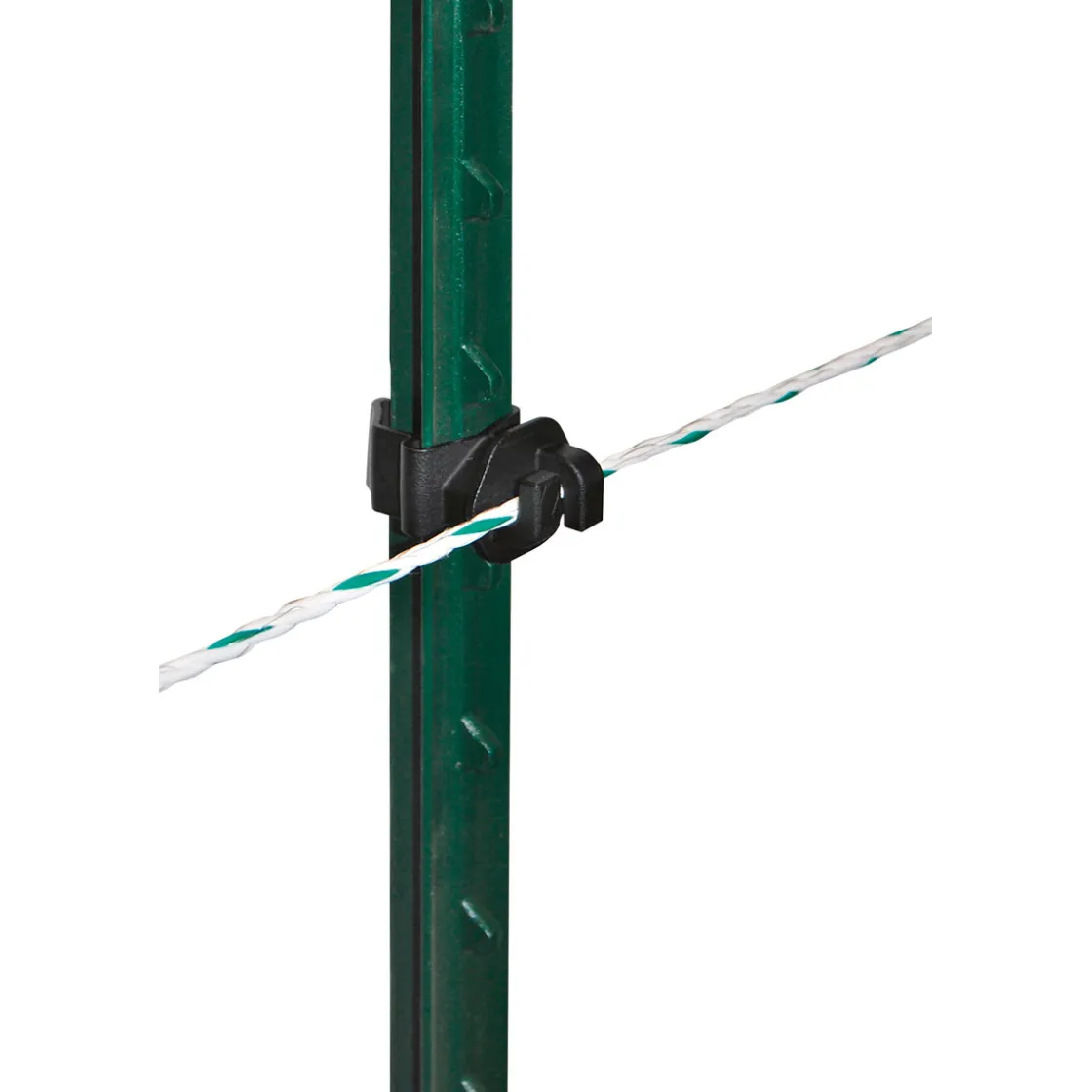 Seilisolator T-Post für Durchmesser 8 mm 25 Stück ^ Hot