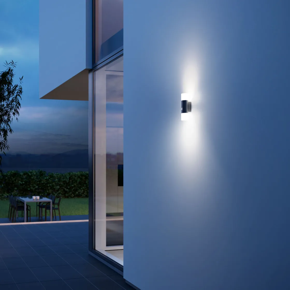 Sensor-Aussenleuchte L 910 LED Up- & Downlight ^ Steinel Discount