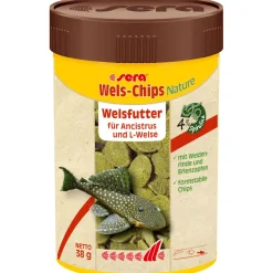 Pleco Chips 100ml/36gWels- und Schmerlenfutter ^ sera Best