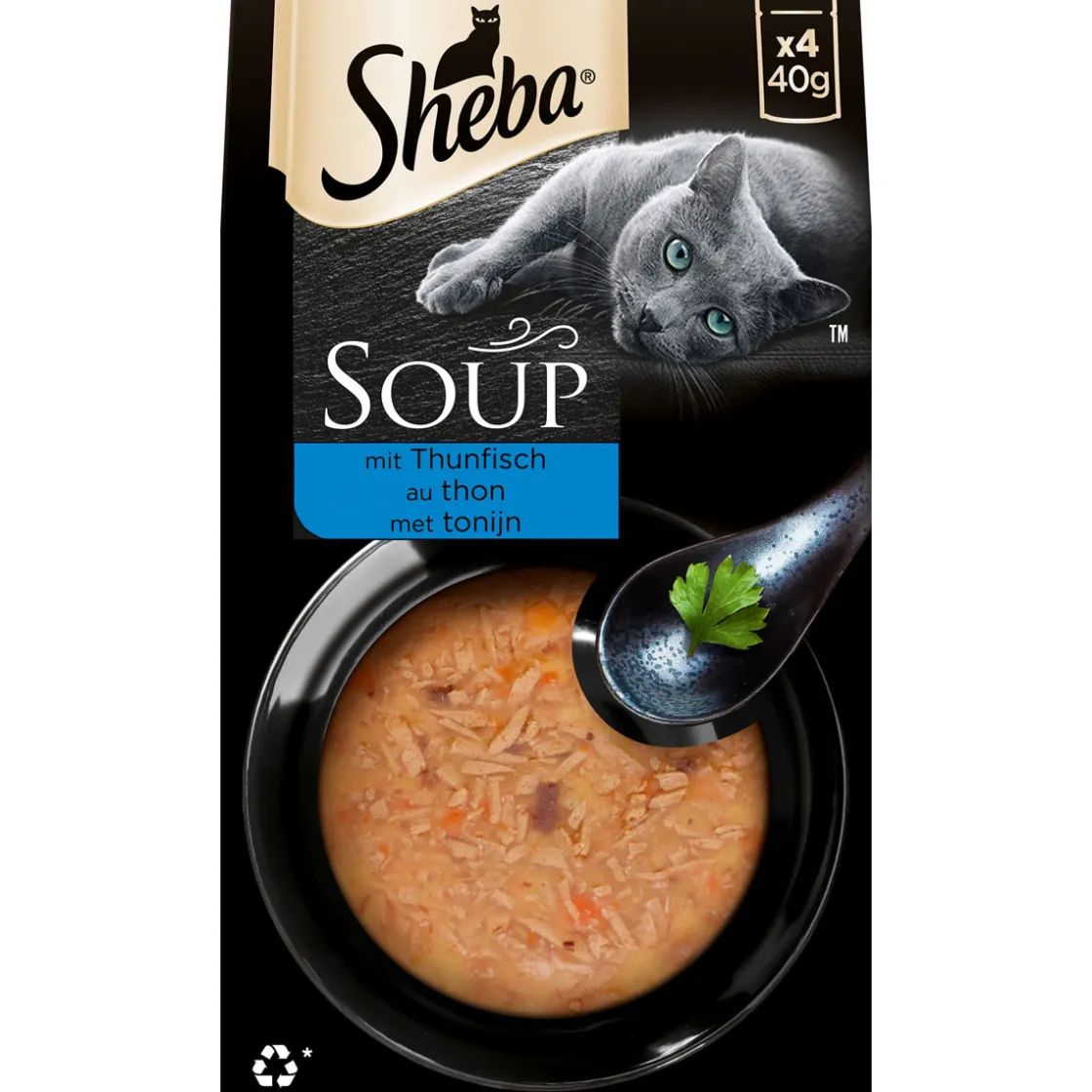 Katzensuppe mit Thunfisch 4 x 40 g ^ Sheba Clearance